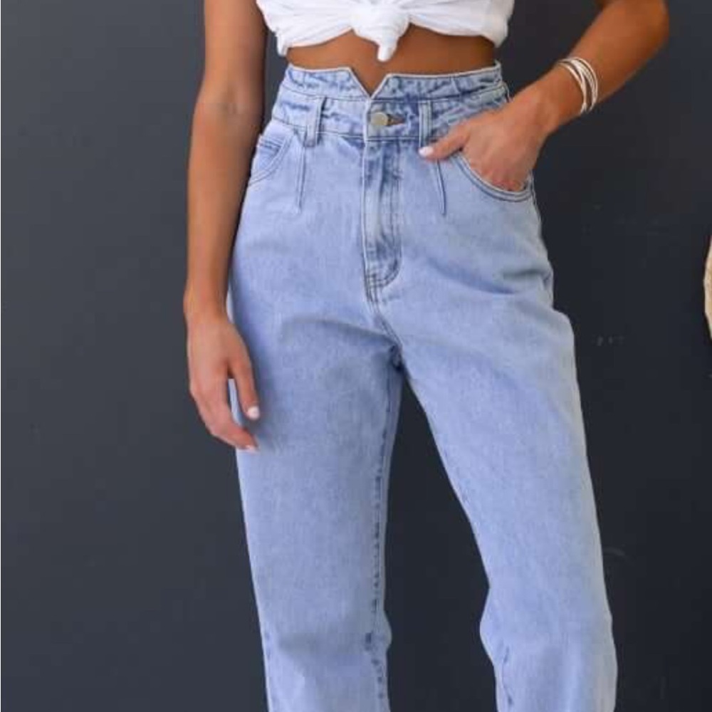High-Waisted Mom Jeans
